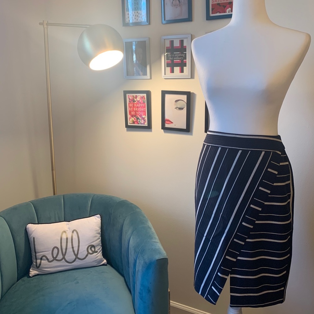 LOFT Navy Pencil Skirt